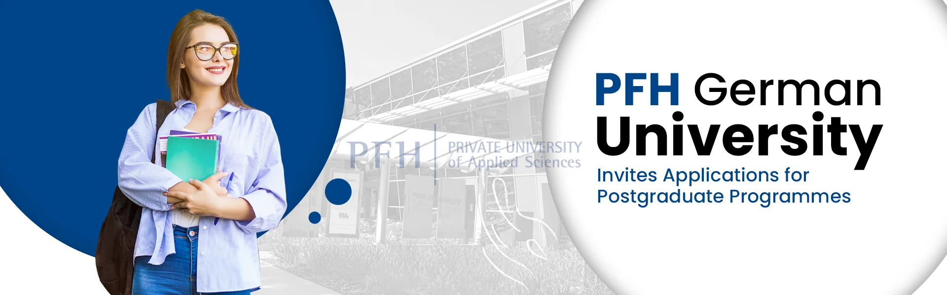 PFH German University invites applications for postgraduate programmes